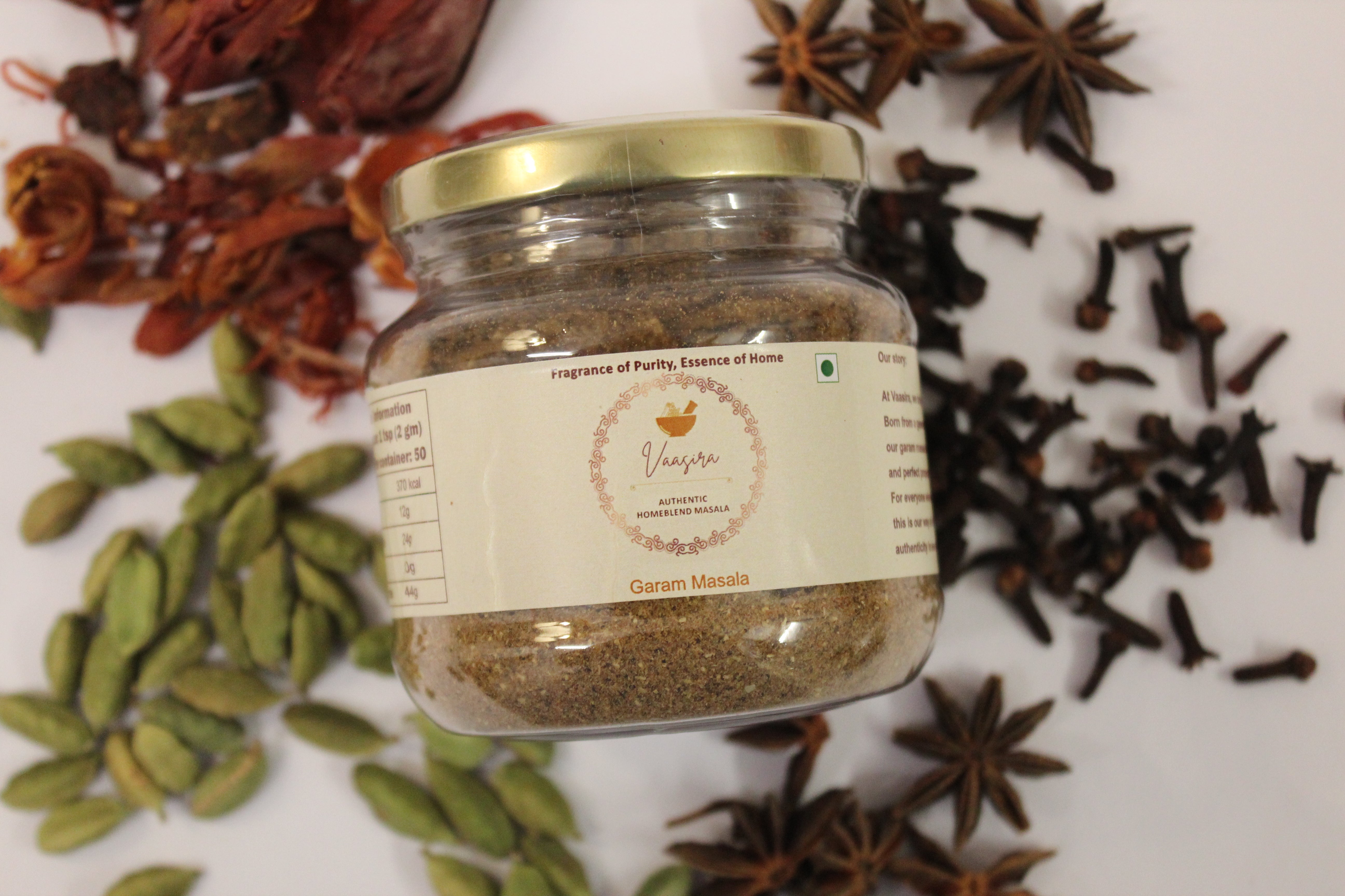 Home Blend Flavours 100g Pack of Homemade Garam Masala Online with premium herbs and spices for everyday cooking.